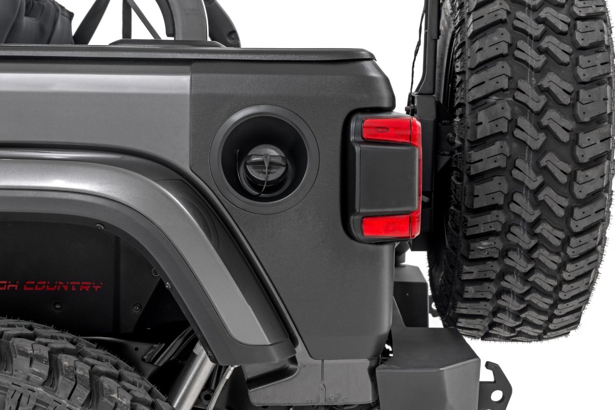 Jeep Wrangler JL Trail Cladding - Rear Corners - Rough Country - '18-'25